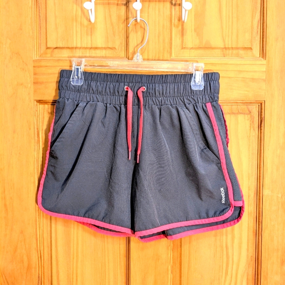 Reebok Bundle Women Medium Leggings Blue Green, Shorts Gray Pink Running Yoga - Picture 3 of 11